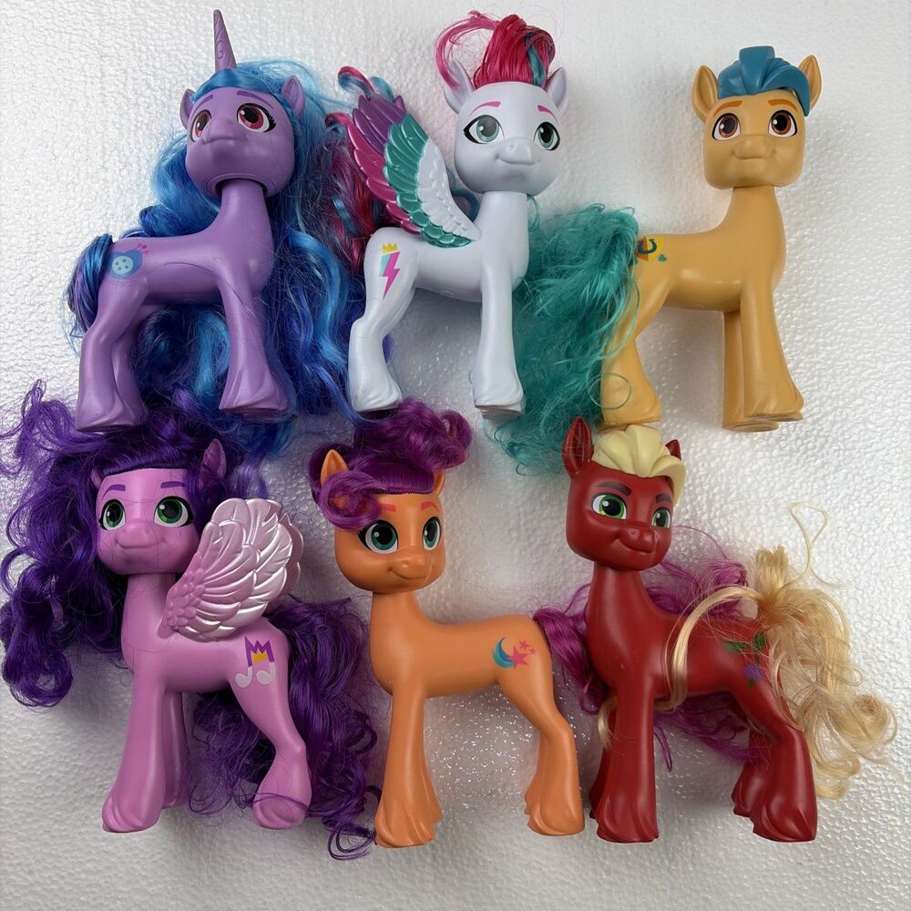 My Little Pony G5 6” brushable Mane 6 A New Generation Shining Adventures figure